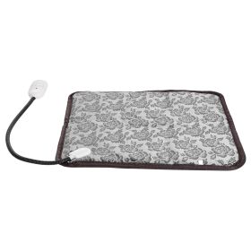 Pet Heating Pad Dog Cat Electric Heating Mat Waterproof Adjustable Warming Blanket with Chew Resistant Steel Cord Case (Option: 1487)