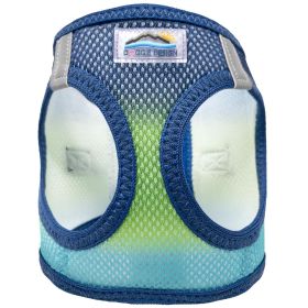 American River Choke Free Dog Harness Ombre Collection (Color: Northern Lights, size: XX-Small)