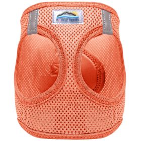 American River Solid Ultra Choke Free Dog Harness (Color: Coral, size: XX-Small)