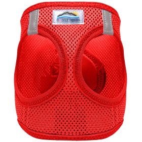 American River Solid Ultra Choke Free Dog Harness (Color: Red, size: XX-Small)