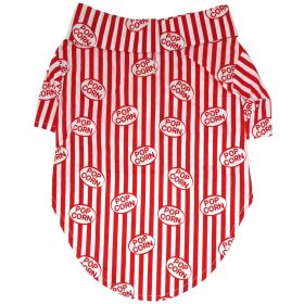 Hawaiian Camp Shirt (Color: Movie Theater Popcorn Box, size: X-Small)